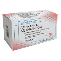 Артикаин с адреналином, 1:200 000