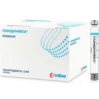 Скандинибса 3% (мепивакаин) без адреналина