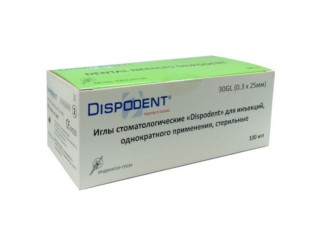 Иглы карпульные Dispodent