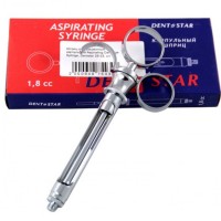 Шприц карпульный с двумя кольцами 25-23 Dentstar