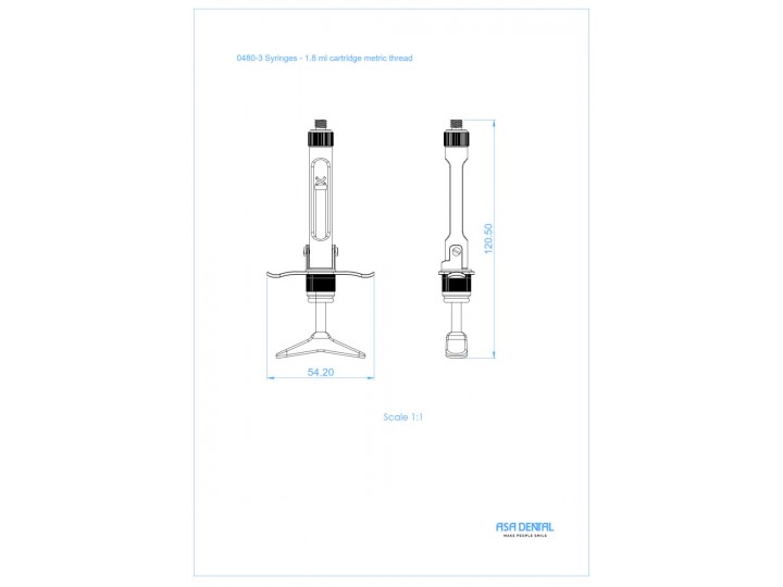 Шприц карпульный 0480-3