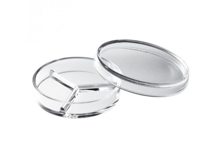 Чаша Петри - Petri с тремя отделениями