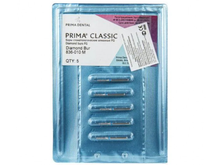 Боры алмазные FG 836-010 M, 5 шт.