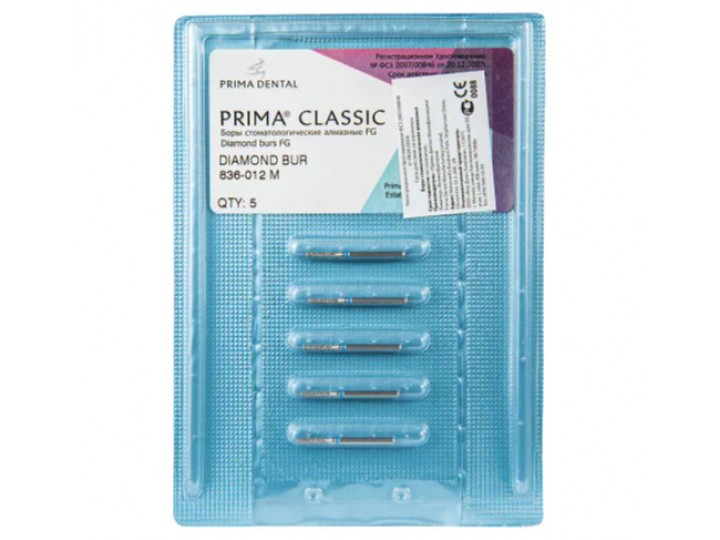Боры алмазные FG 836-012 M, 5 шт.