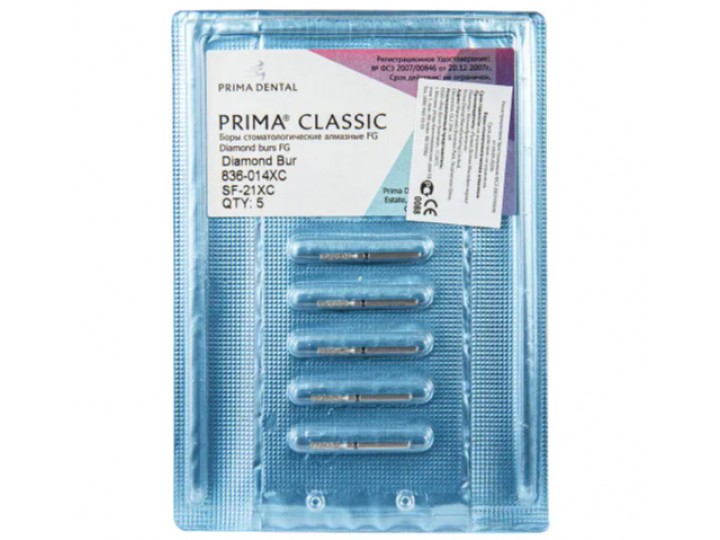 Боры алмазные FG 836-014 XC / SF-21, 5 шт.