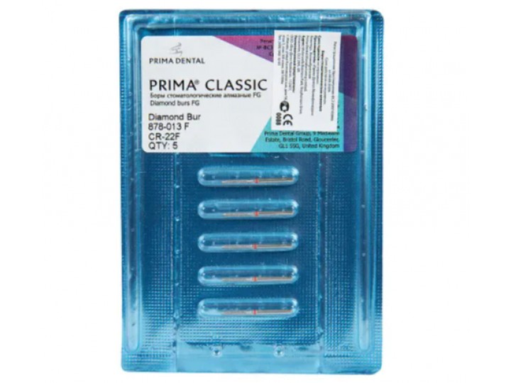 Боры алмазные FG 878-013 F / CR-22, 5 шт.