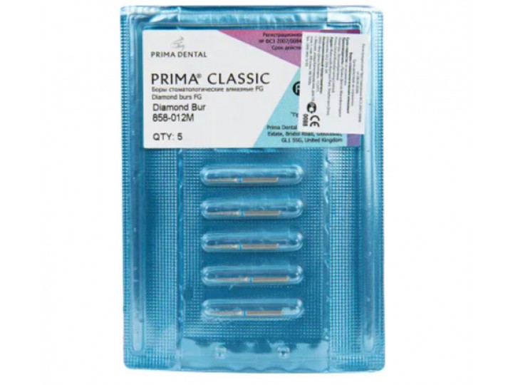 Боры алмазные FG 858-012 M, 5 шт.