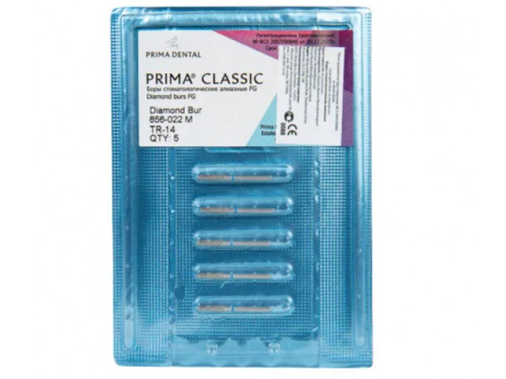 Боры алмазные FG 856-022 M / TR-14, 5 шт.