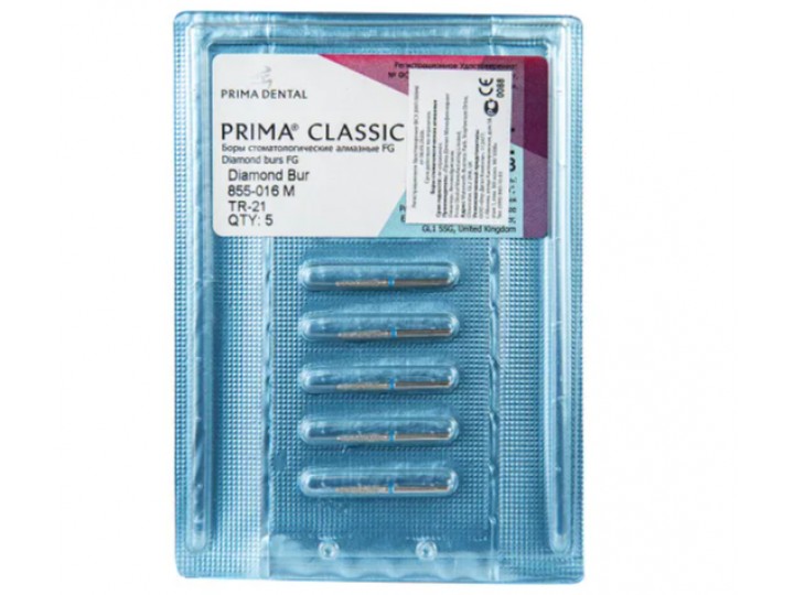 Боры алмазные FG 855-016 M / TR-21, 5 шт.