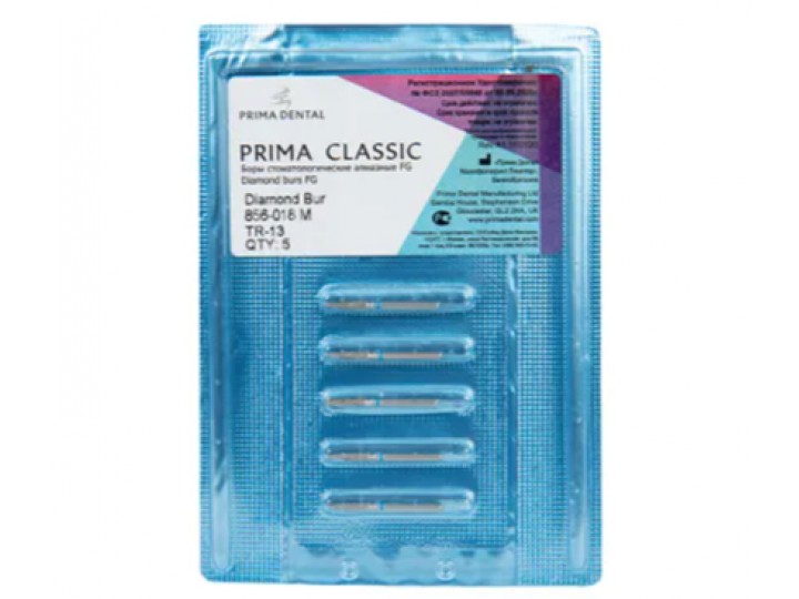 Боры алмазные FG 856-018 M / TR-13, 5 шт.