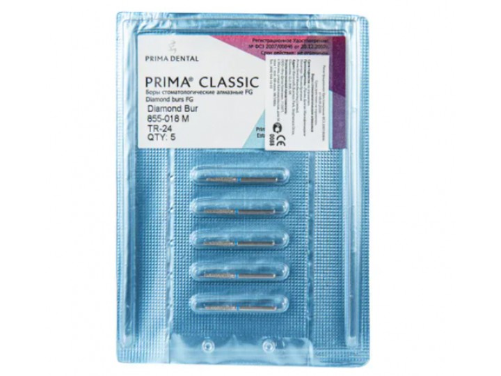 Боры алмазные FG 855-018 M / TR-24, 5 шт.