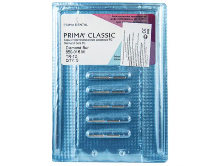Боры алмазные FG 850-016 M / TR-12, 5 шт.