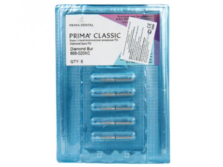 Боры алмазные FG 856-020 XC, 5 шт.