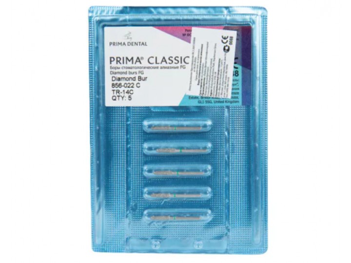 Боры алмазные FG 856-022 C / TR-14, 5 шт.