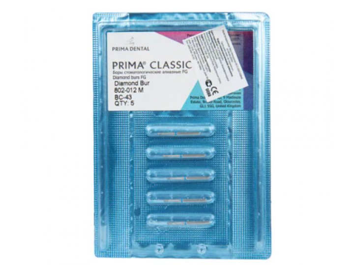 Боры алмазные FG 802-012 M / BC-43, 5 шт.