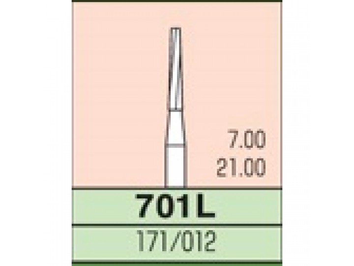 Боры твердосплавные 701L Мани (3 шт.).