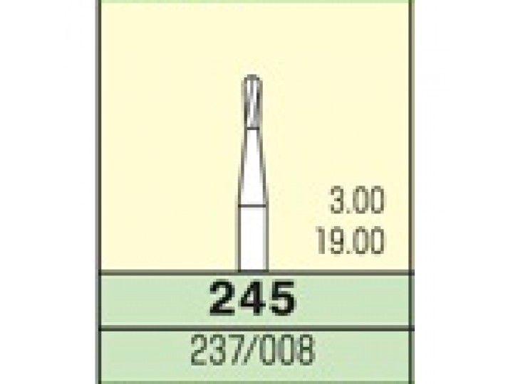 Боры твердосплавные 245 Мани (10 шт.)