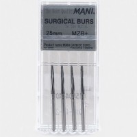 Боры твердосплавные MZB+25mm Мани (4 шт.)