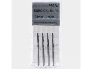 Боры твердосплавные MZB+25mm Мани (4 шт.)