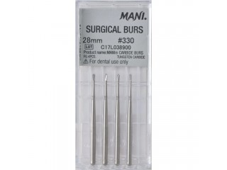 Боры твердосплавные 330 28 мм Мани (4 шт.)