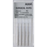 Боры твердосплавные 2 25 мм Мани (4 шт.)