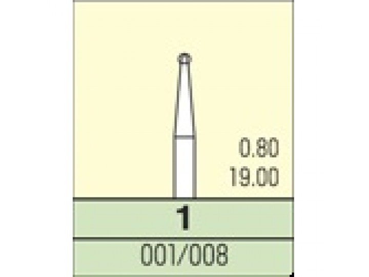 Боры твердосплавные 1 Мани (10 шт.)