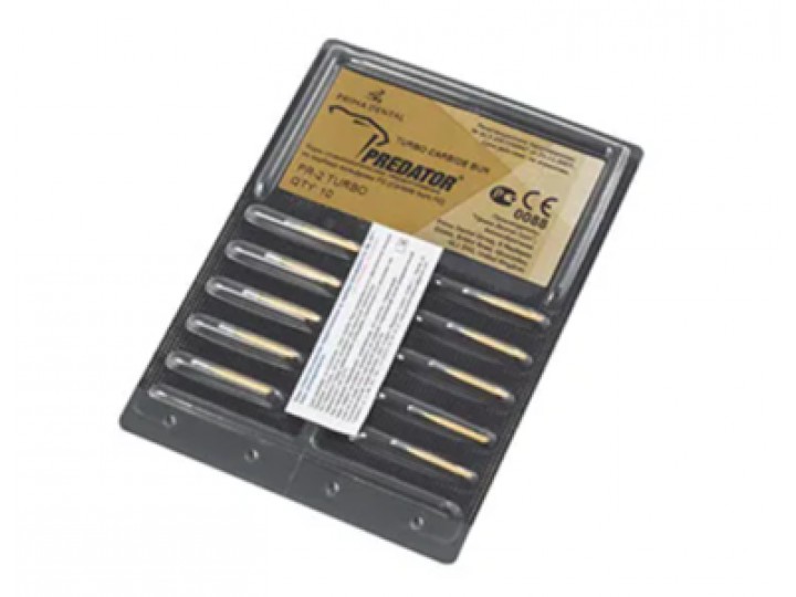 Боры для разрезания коронок Predator-2 Turbo, FG PR-2T (10 шт.)