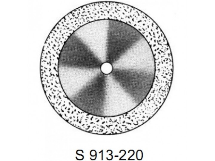 Алмазный диск S 913-220 (Ø 22 мм), Супертонкий XF