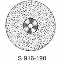 Алмазный диск S 916-190 (Ø 19 мм), Супертонкий XF