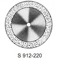Алмазный диск S 912-220 (Ø 22 мм), Супертонкий XF