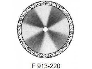 Алмазный диск F 913-220 (Ø 22 мм), Тонкий F