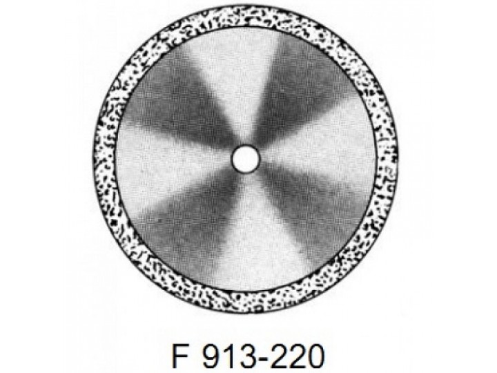 Алмазный диск F 913-220 (Ø 22 мм), Тонкий F