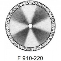 Алмазный диск F 910-220 (Ø 22 мм), Тонкий F