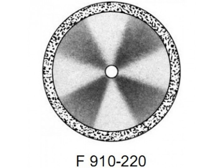 Алмазный диск F 910-220 (Ø 22 мм), Тонкий F