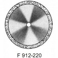 Алмазный диск F 912-220 (Ø 22 мм), Тонкий F