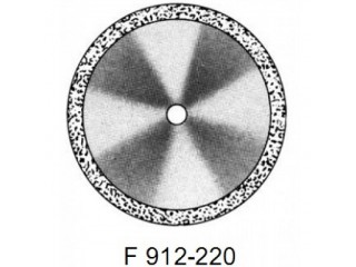 Алмазный диск F 912-220 (Ø 22 мм), Тонкий F