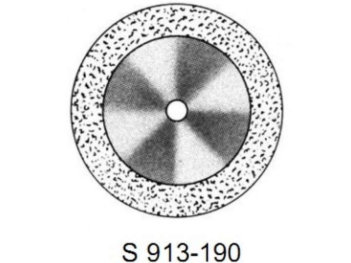 Алмазный диск S 913-190 (Ø 19 мм), Супертонкий XF