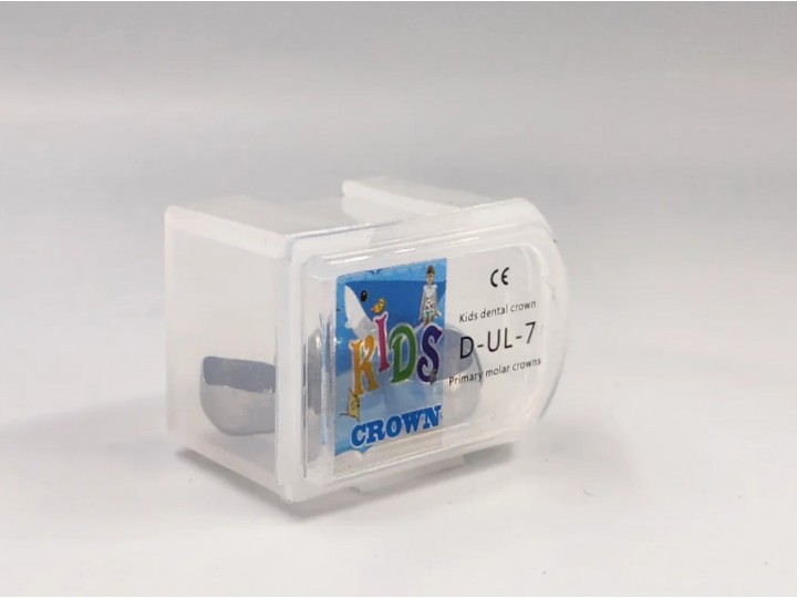Коронки Kids CROWN DUL-7 из нержавеющей стали детские (5 шт)