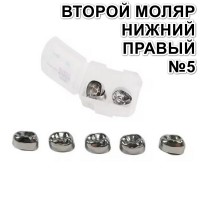 Коронки Kids CROWN ELR-5 из нержавеющей стали детские (5 шт)