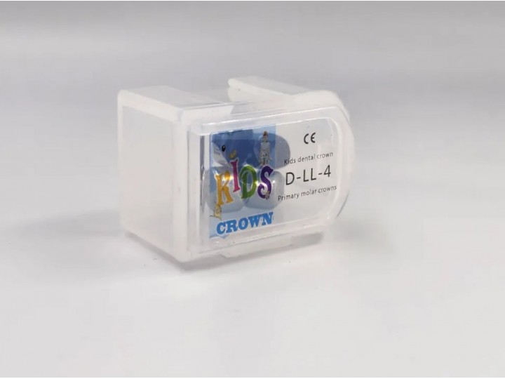 Коронки Kids CROWN DLL-4 из нержавеющей стали детские (5 шт)
