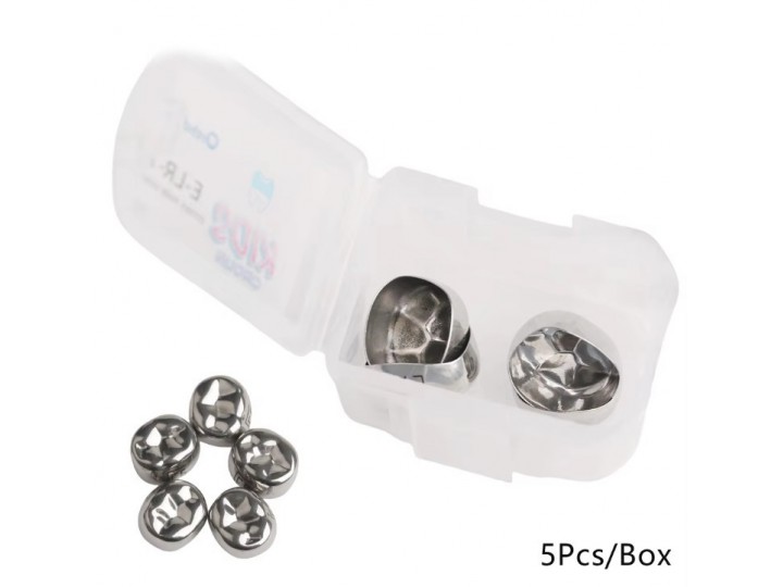 Коронки Kids CROWN DUR-5 из нержавеющей стали детские (5 шт)