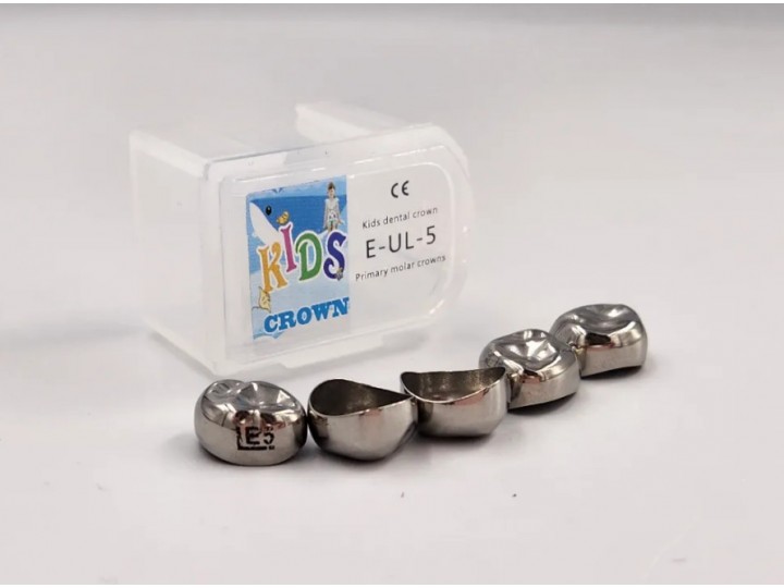 Коронки Kids CROWN EUL-5 из нержавеющей стали детские (5 шт)