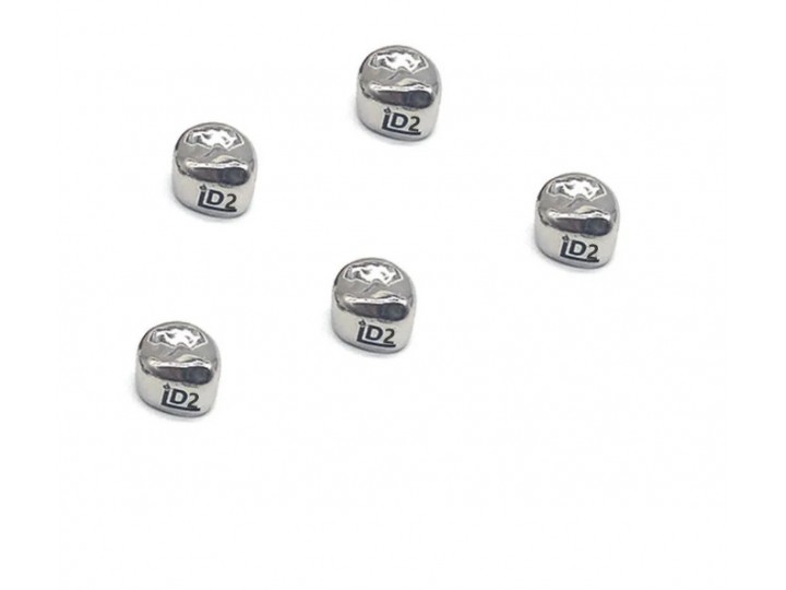 Коронки Kids CROWN DUL-2 из нержавеющей стали детские (5 шт)