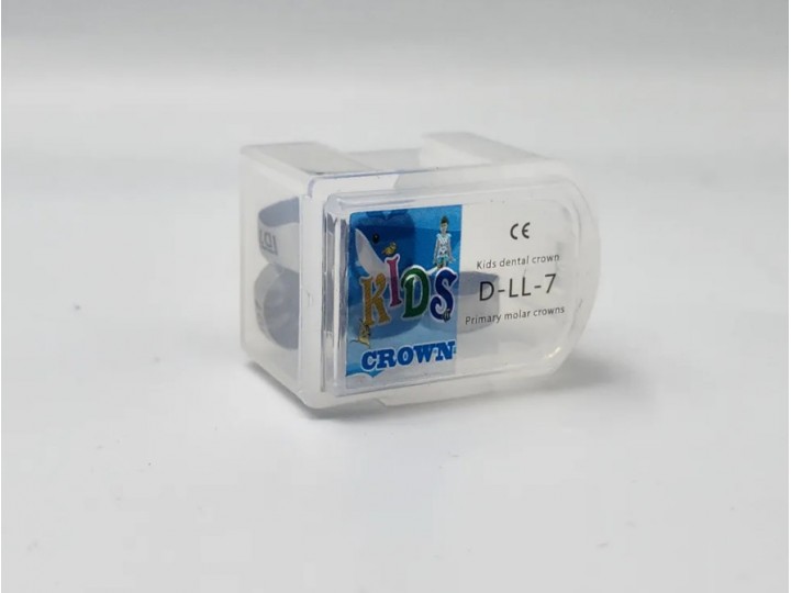 Коронки Kids CROWN DLL-7 из нержавеющей стали детские (5 шт)