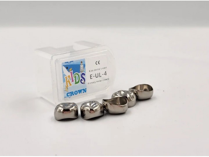 Коронки Kids CROWN EUL-4 из нержавеющей стали детские (5 шт)