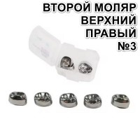 Коронки Kids CROWN EUR-3 из нержавеющей стали детские (5 шт)