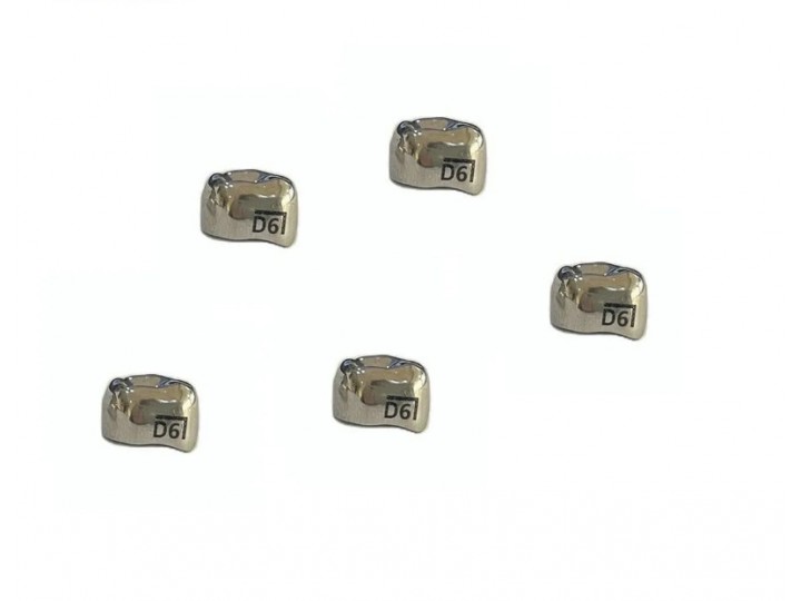 Коронки Kids CROWN DUR-6 из нержавеющей стали детские (5 шт)