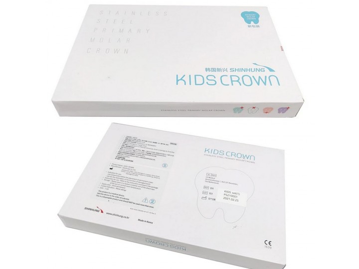 Коронки детские Набор 48 шт Stainless Steel Primary Molar Crowns Коронки детские Набор 48 шт Stainless Steel Primary Molar Crowns