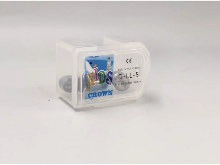 Коронки Kids CROWN DLL-5 из нержавеющей стали детские (5 шт)