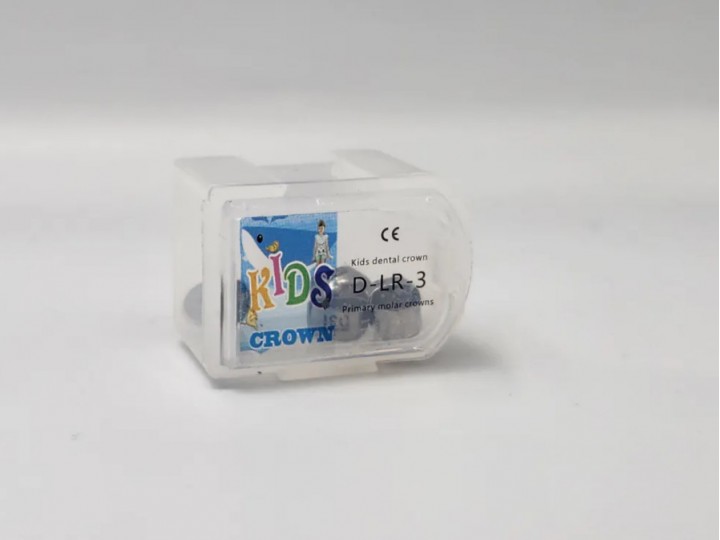 Коронки Kids CROWN DLR-3 из нержавеющей стали детские (5 шт)